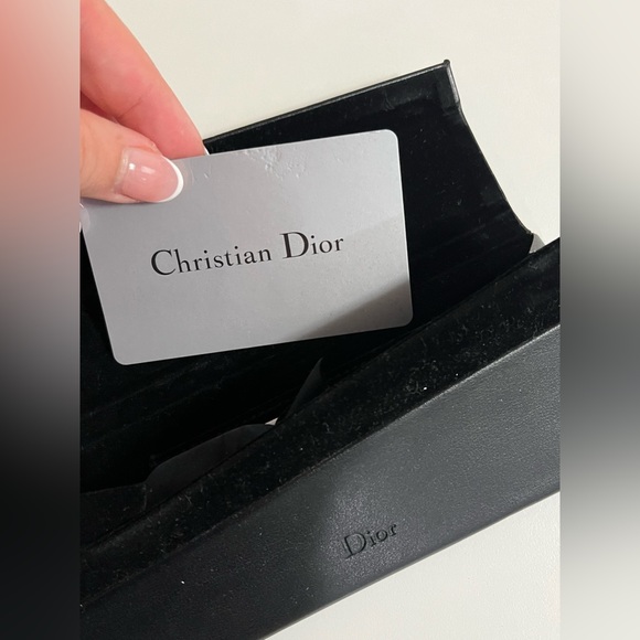 Womens Christian Dior studded Sunglasses (large) with Dior Case - Picture 9 of 10